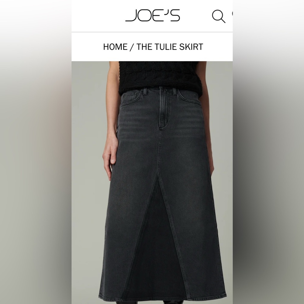 Joes’s Tulie Midi Denim Skirt Sz 24/0